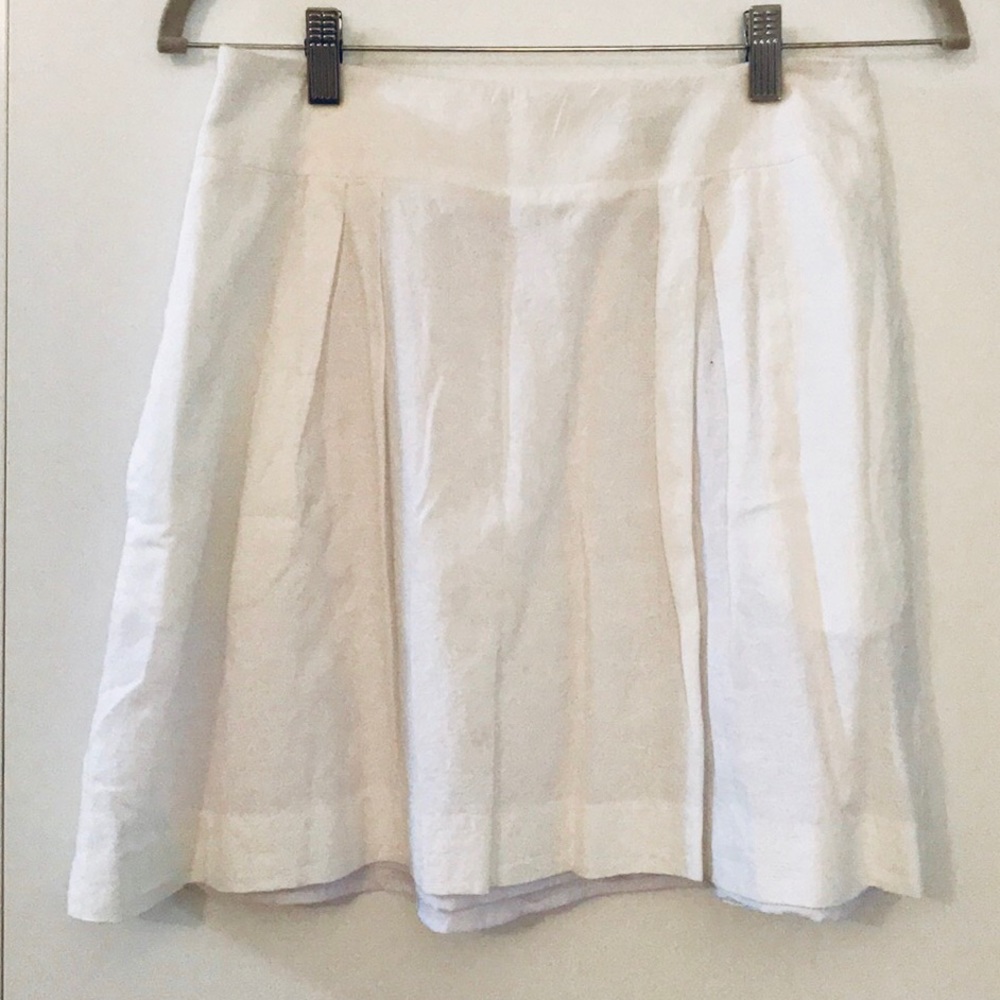 White, Floral Skirt